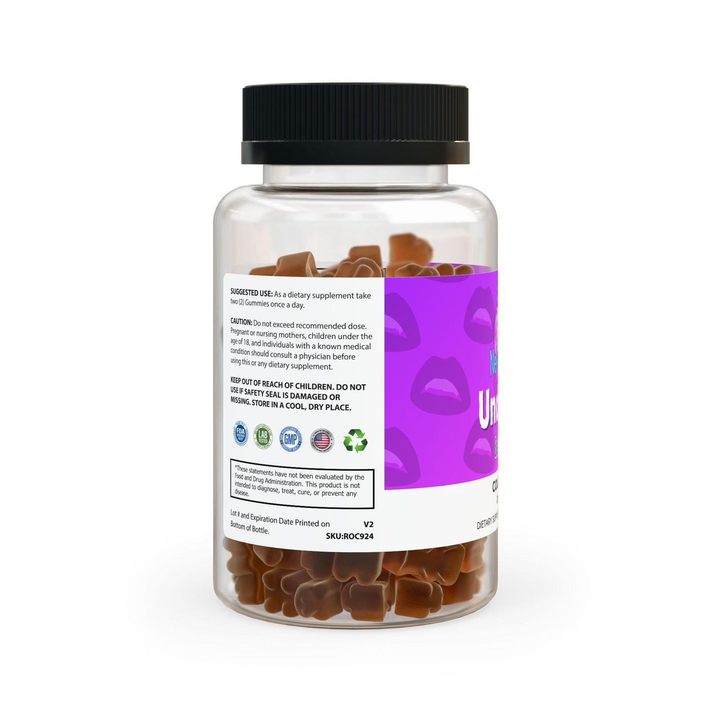 Undead Beauty – NekroFit Collagen Gummies | Type I & III Peptides for Skin Hydration, Glow & Strength | 60 Gummies | Non-GMO, Lab Tested