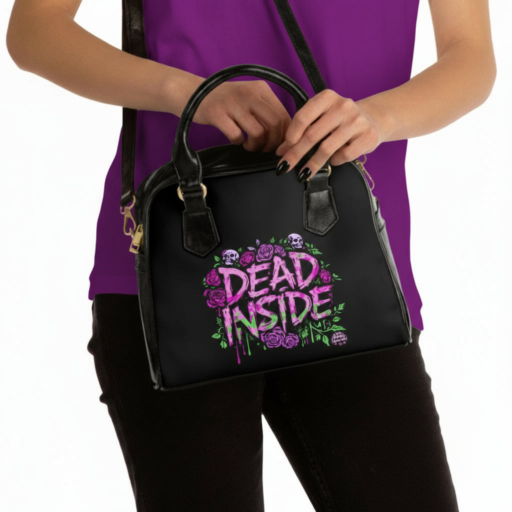 Dead Inside tote bag for goths, emos, and alternative fashion lovers
