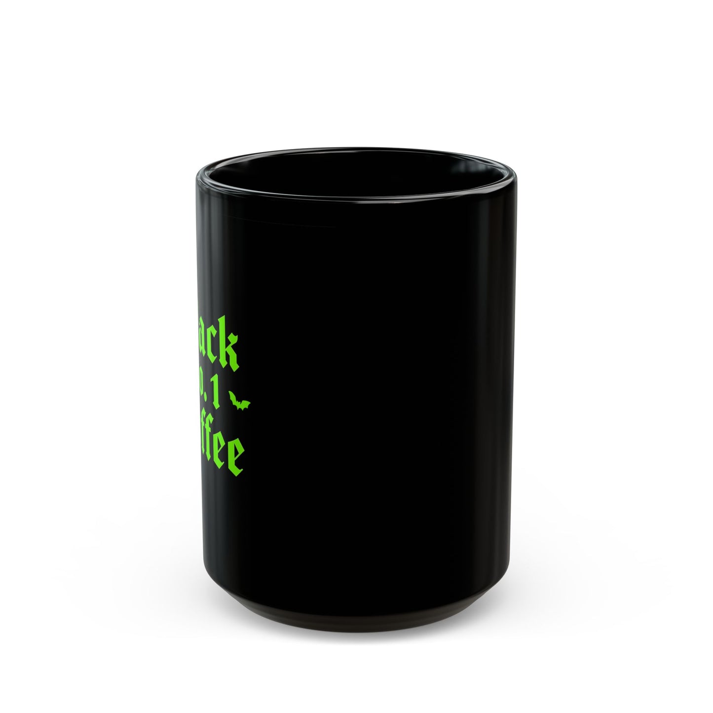 Black No. 1 Coffee Mug 15 oz | Type O Negative Inspired | Gothic Music Lover Gift | Dark Humor Coffee Cup | Peter Steele