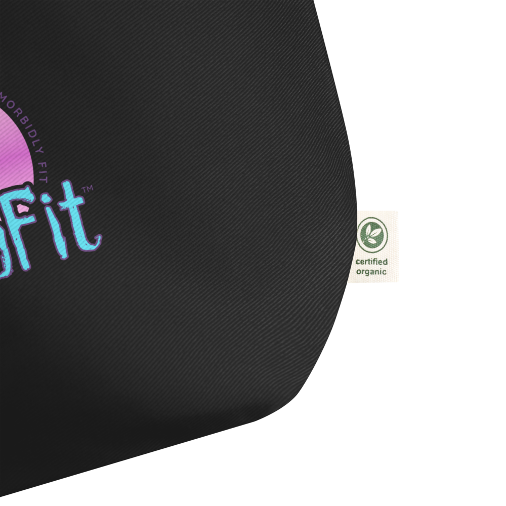 NekroFit Organic Gym Tote – Goth Gains Bag for Gym Bats & Creatures of the Night