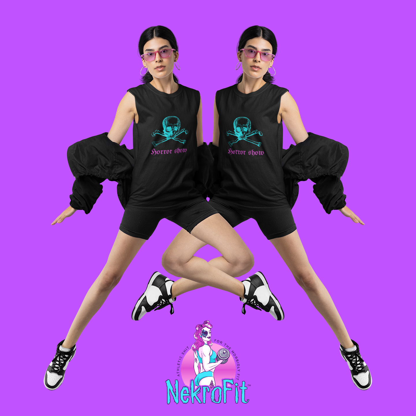 NekfoFit Goth Gym Clothes