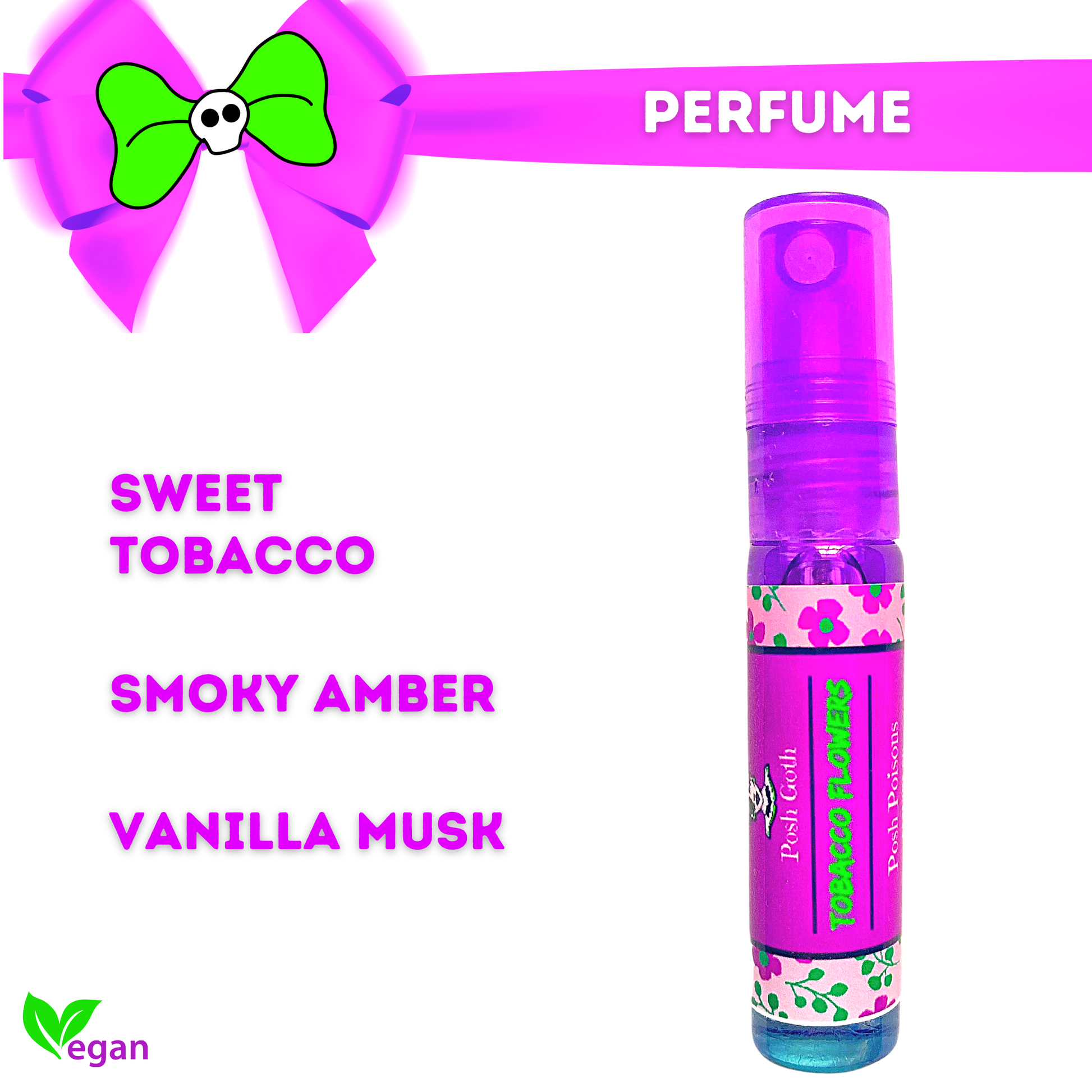 Tobacco Flowers Goth Perfume Fragrance