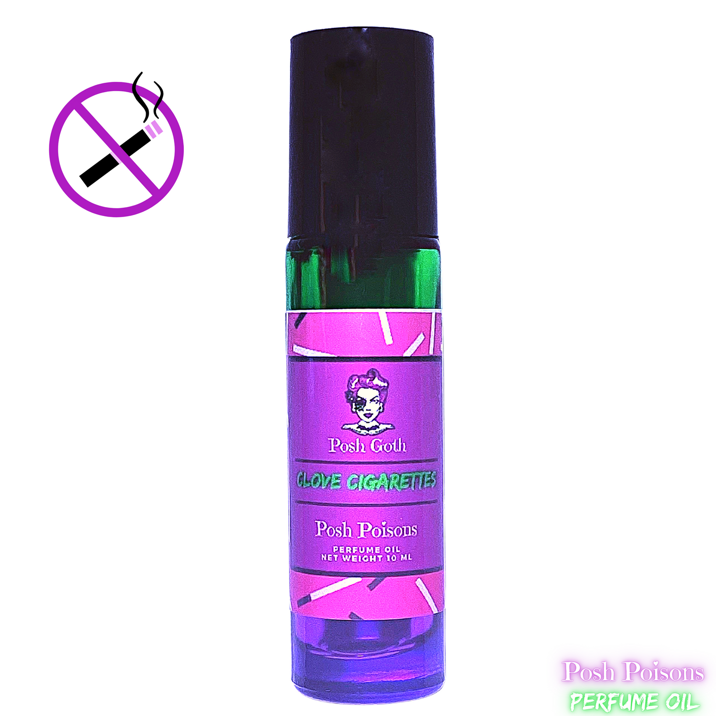 Clove Cigarettes Gothic Victorian Aromatherapy Perfume 10 ml roller-ball bottle - Posh Goth - Gothic Perfume