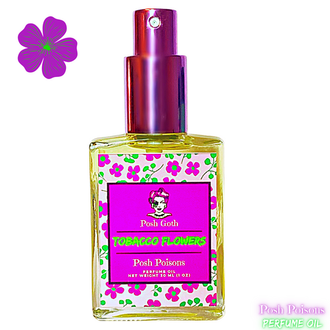 TOBACCO FLOWERS Gothic Perfume 1 oz spray