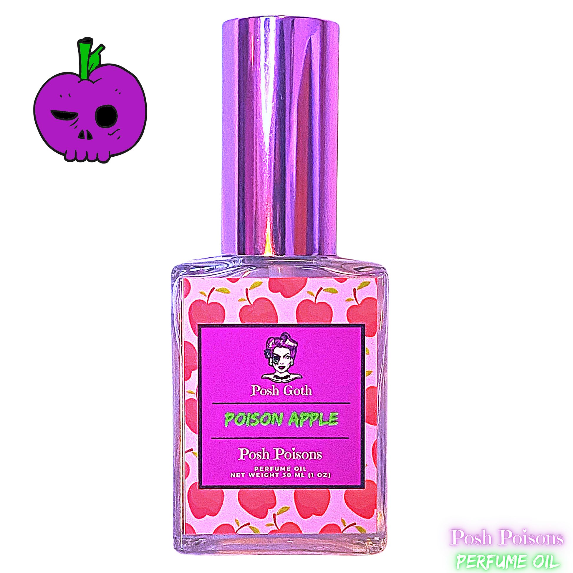 Poison Apple Sweet Smelling Gothic Perfume 1 oz Spray - Posh Goth -