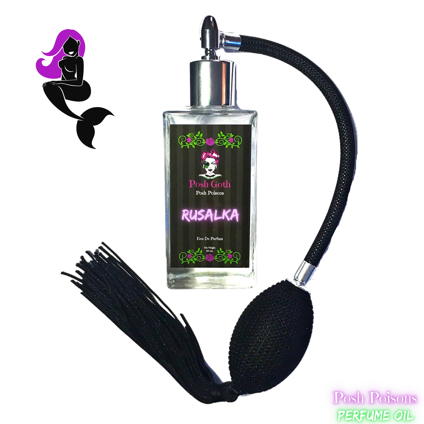 Rusalka Tropical Scented Gothic Perfume 50 ml Spray - Posh Goth - Goth Perfume