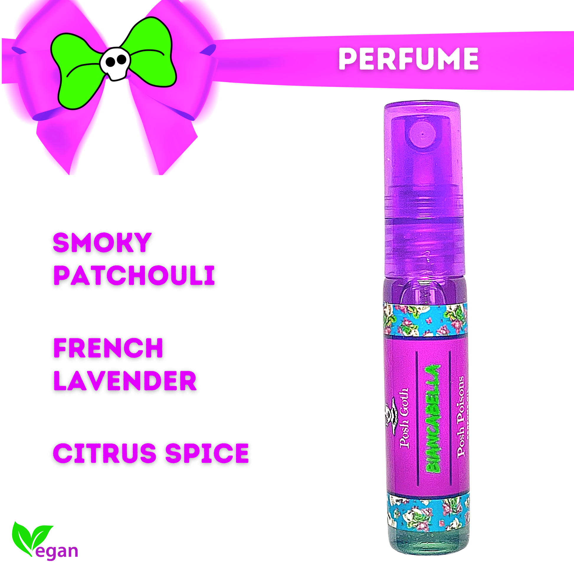 Biancabella Floral Goth Perfume Fragrance