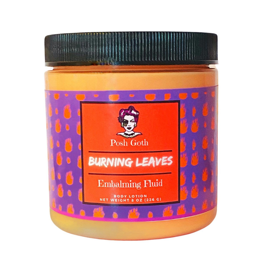 BURNING LEAVES Embalming Scented Body Lotion by Posh Goth - Posh Goth - Goth Bath