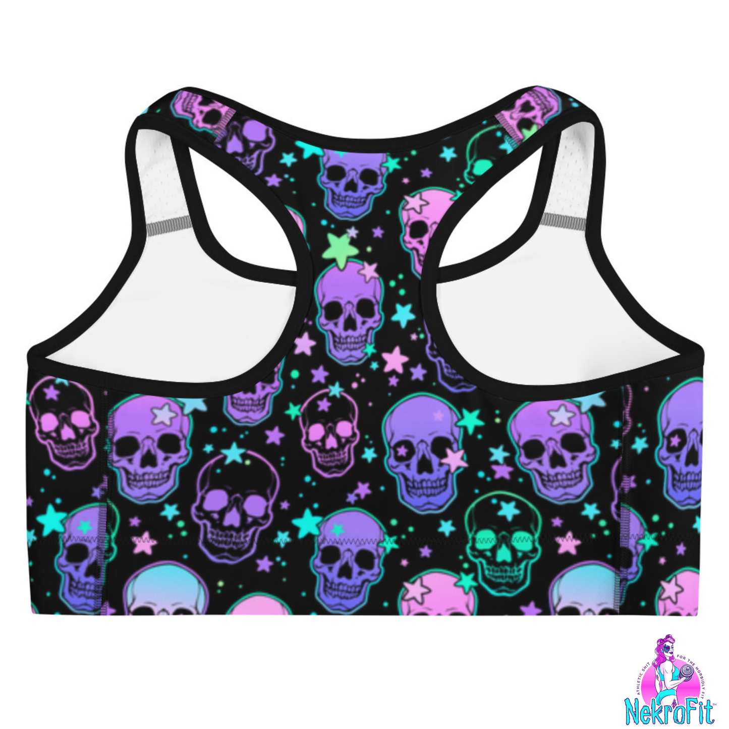 Goth Gym Clothes Sports Bra