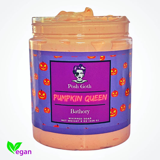 PUMPKIN QUEEN Whipped Soap 8 oz - Posh Goth -