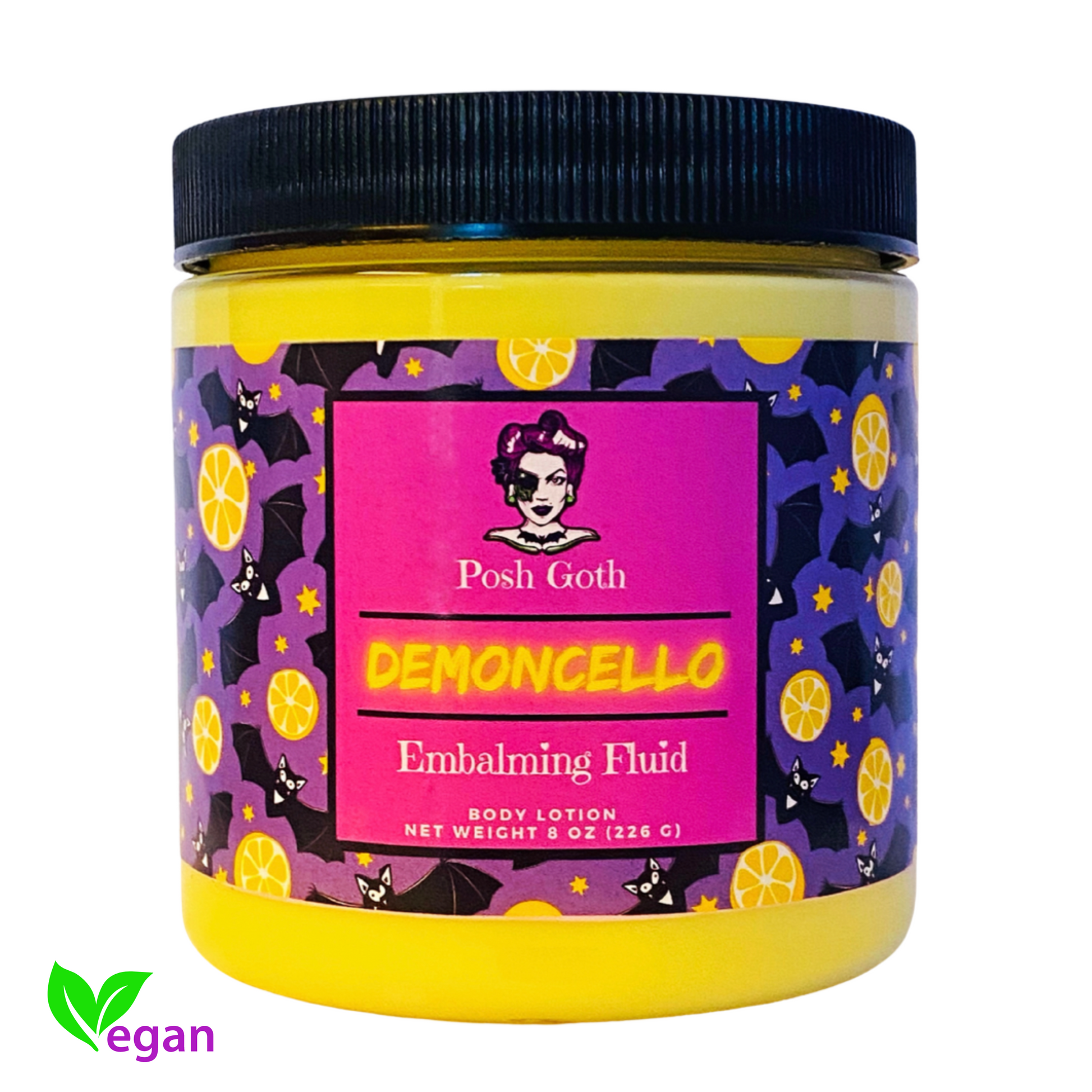 DEMONCELLO Lemon Squares Scented Body Lotion by Posh Goth - Posh Goth -