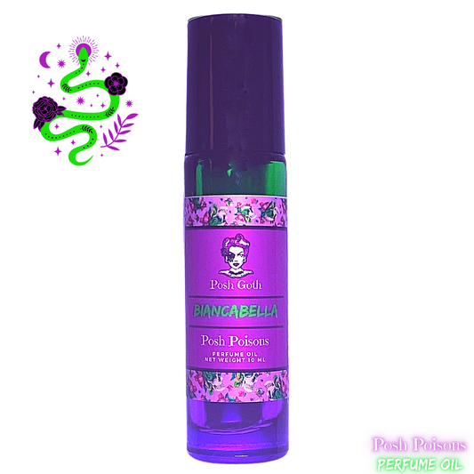 Biancabella Gothic Floral Perfume 10 ml roller ball - Posh Goth - Goth Perfume