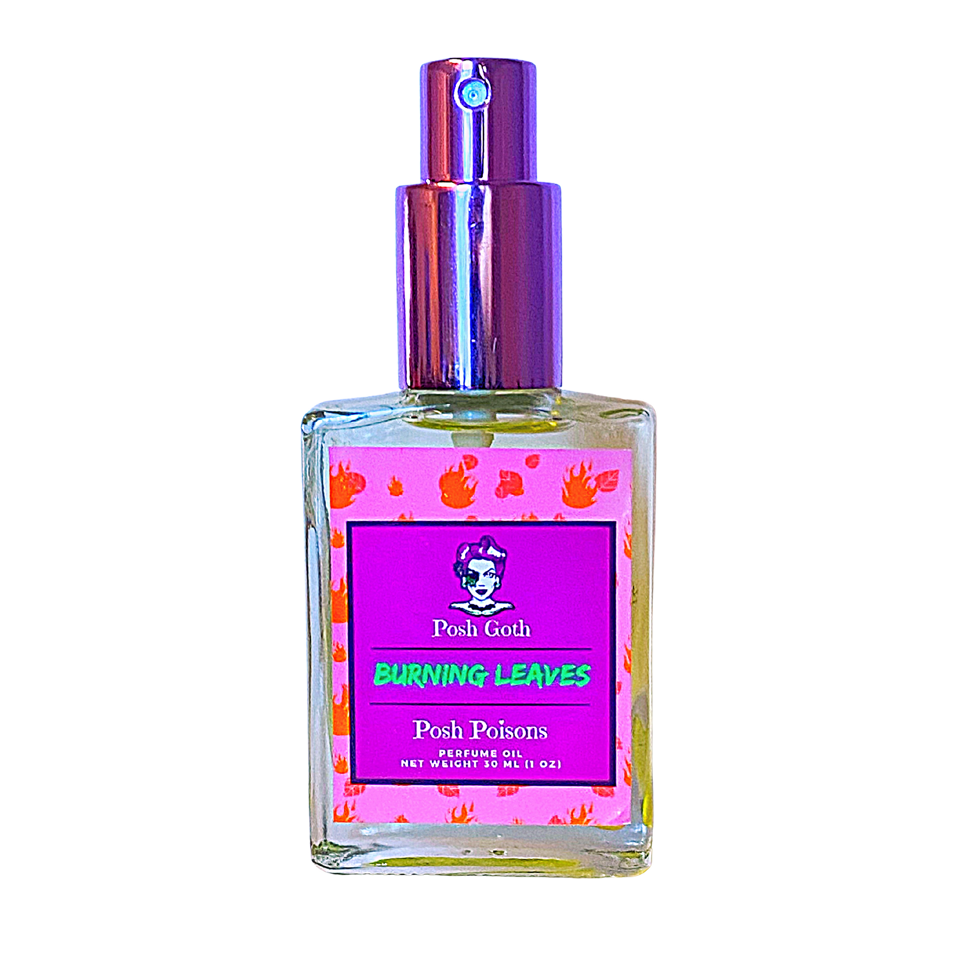 Burning Leaves Perfume 1oz Spray - Posh Goth - Gothic Perfume