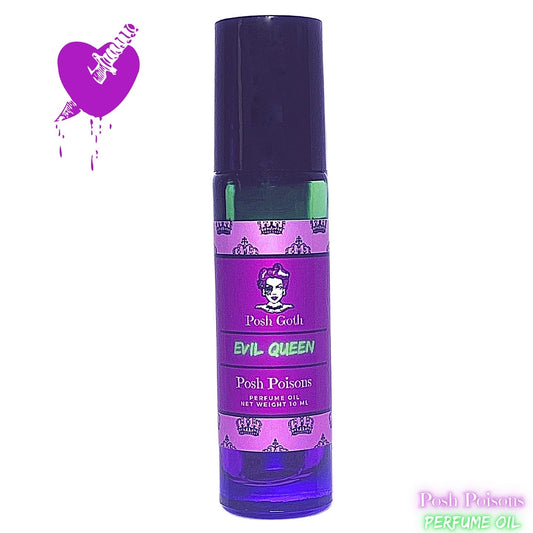 Evil Queen Gothic Floral Perfume 10 ml roller ball - Posh Goth -
