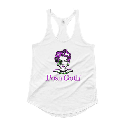 Posh Goth Ladies' Shirttail Tank - Posh Goth -