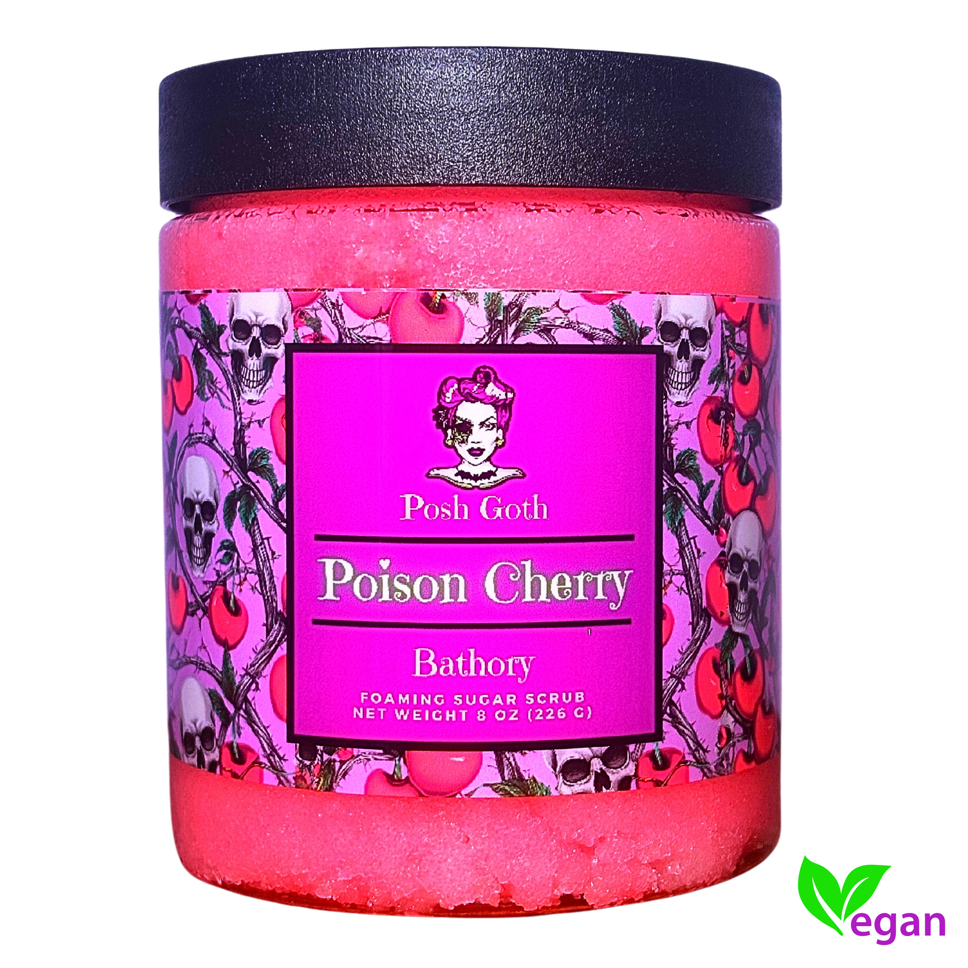 Posh Goth Poison Cherry Sugar Scrub