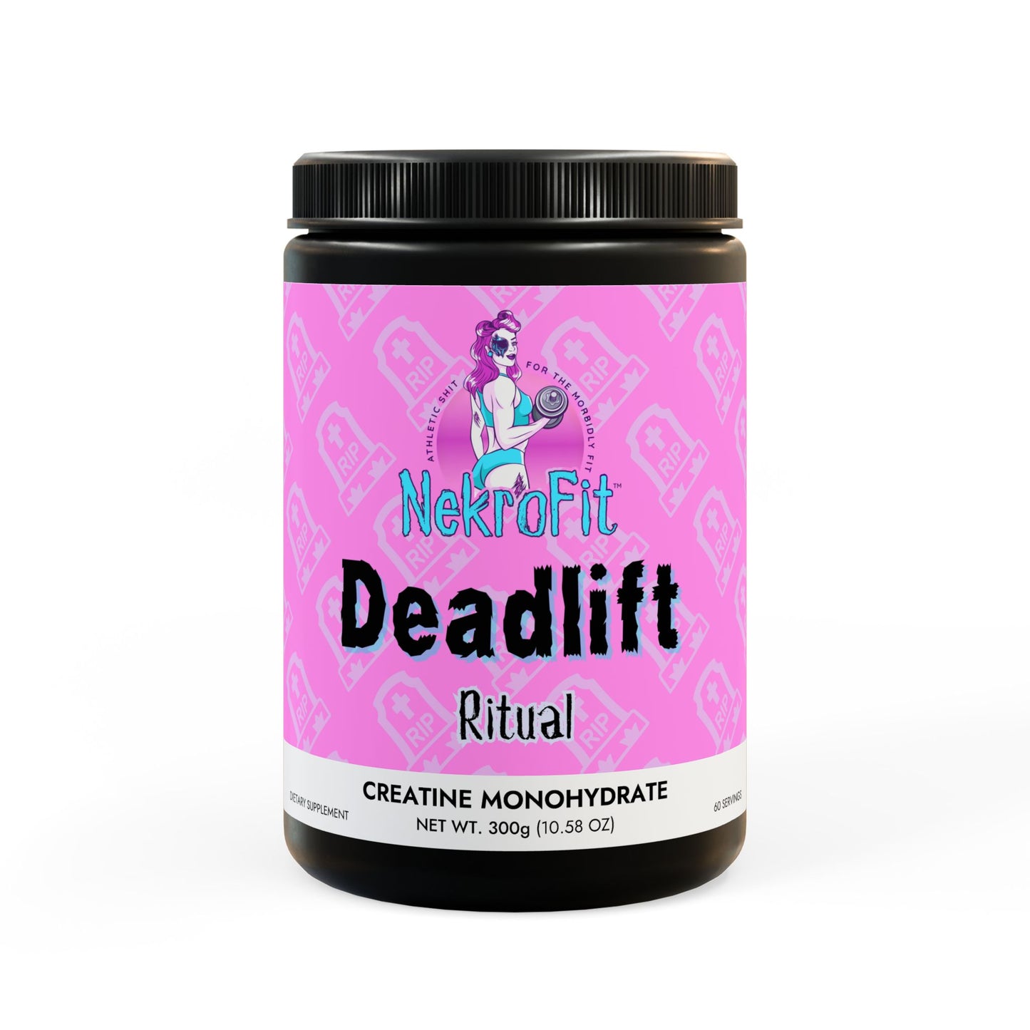 Deadlift Ritual – Goth Gym Creatine Supplement for Strength, Recovery & Power