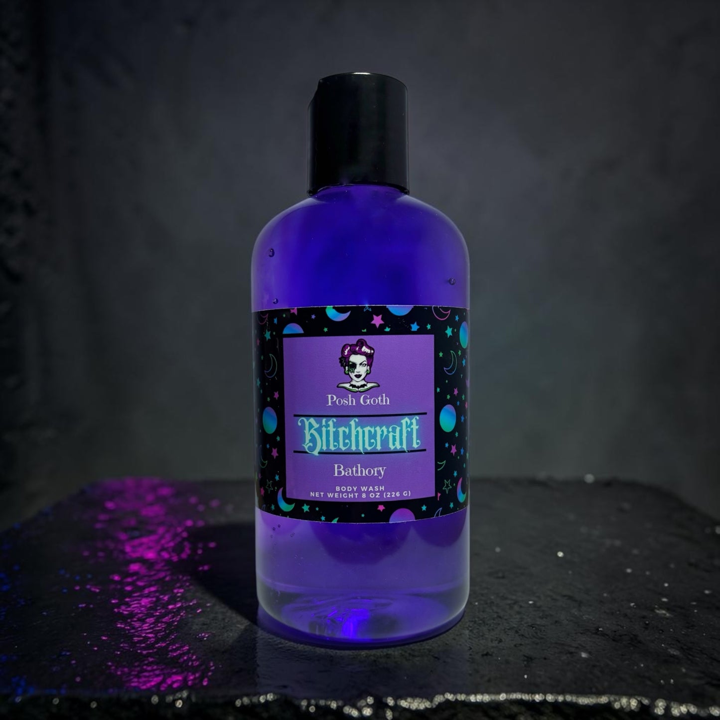 B*TCHCRAFT Fruit Punch Scented Shimmering Body Wash 8 oz - Posh Goth -  