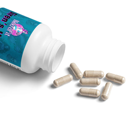 Siren’s Hex – Gothic Sea Moss Capsules for Beauty, Energy & Vitality – 92+ Minerals with Irish Moss, Burdock & Bladderwrack – Vegan, Non-GMO, Gym & Skin Support