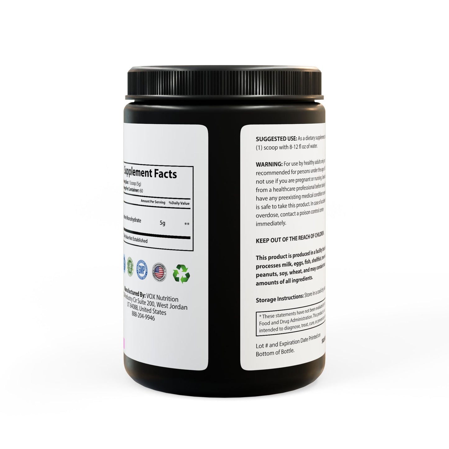 Deadlift Ritual – Goth Gym Creatine Supplement for Strength, Recovery & Power