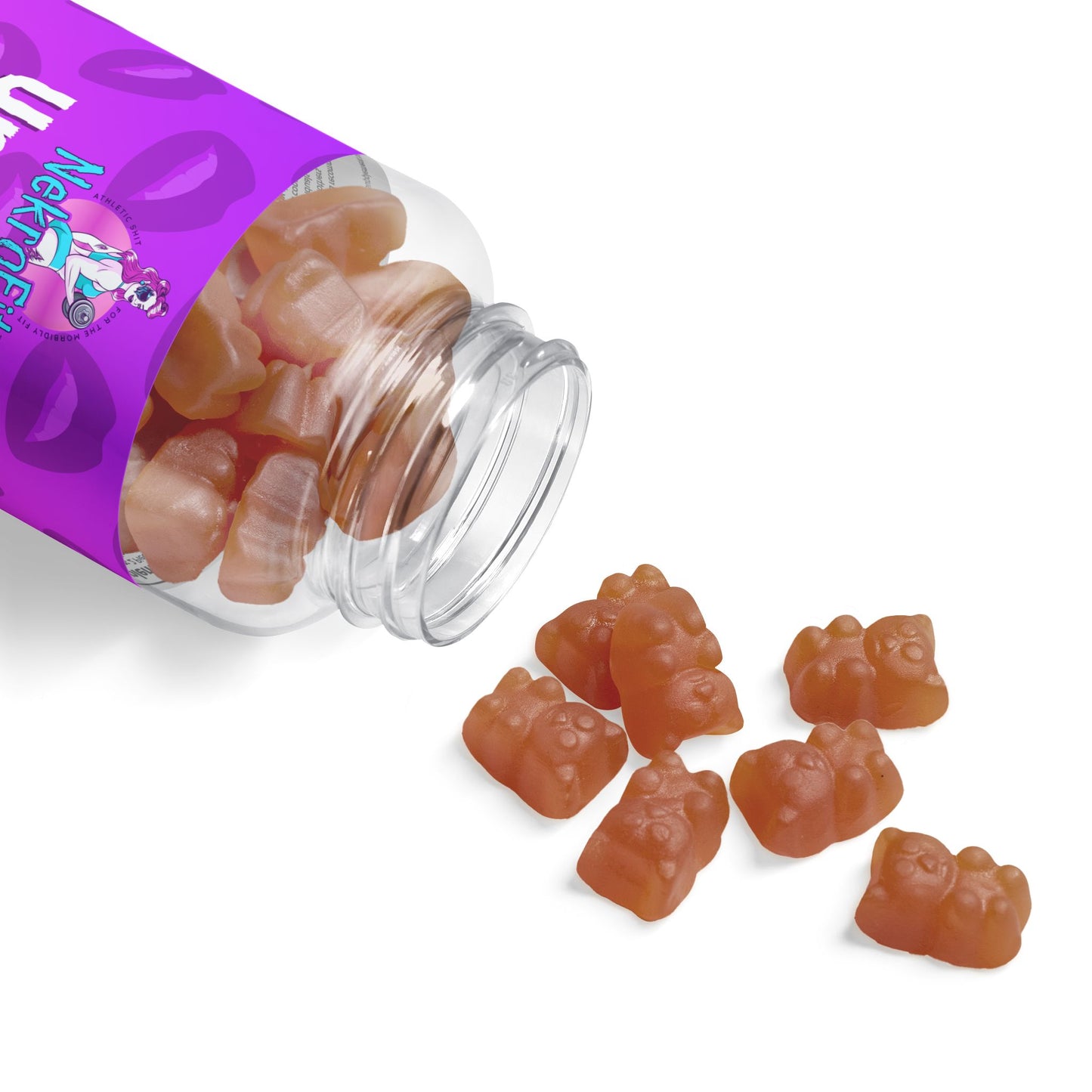 Undead Beauty – NekroFit Collagen Gummies | Type I & III Peptides for Skin Hydration, Glow & Strength | 60 Gummies | Non-GMO, Lab Tested
