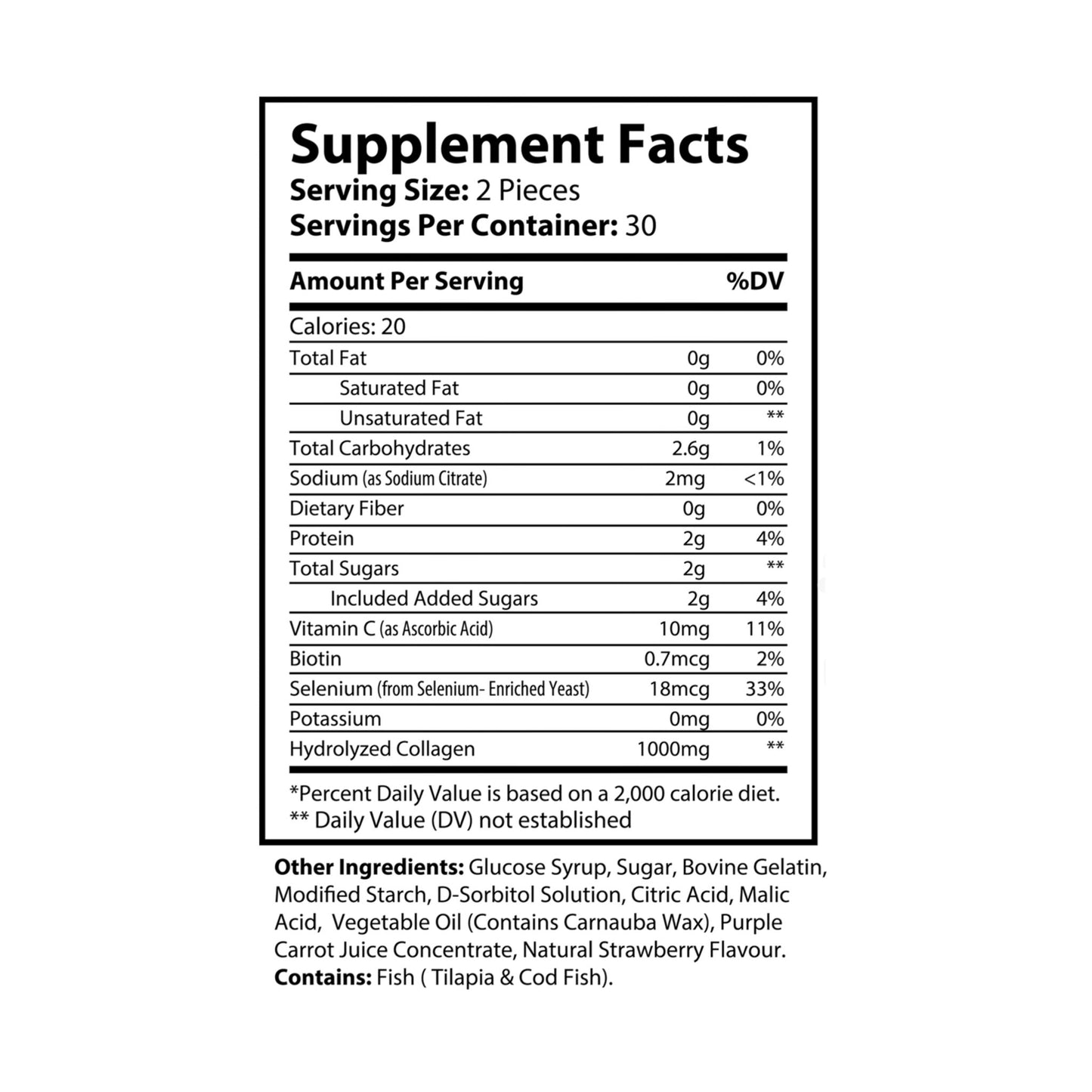 Undead Beauty – NekroFit Collagen Gummies | Type I & III Peptides for Skin Hydration, Glow & Strength | 60 Gummies | Non-GMO, Lab Tested