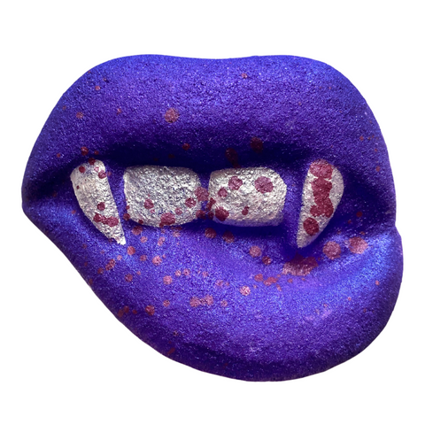 Vampire Fangs Lips Goth Bath Bomb