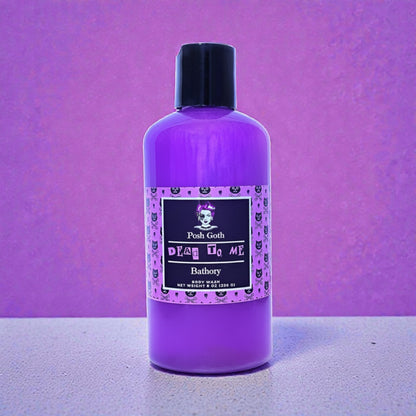Dead to Me Body Wash – Lily, Amber Musk and Berries | Witchy Bath and Body | Goth Self-Care - Posh Goth - Goth Lotion 