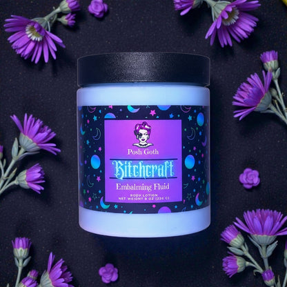 B*tchcraft Body Lotion – Goth Cherry Citrus Scent, Vegan Skincare - Posh Goth -  