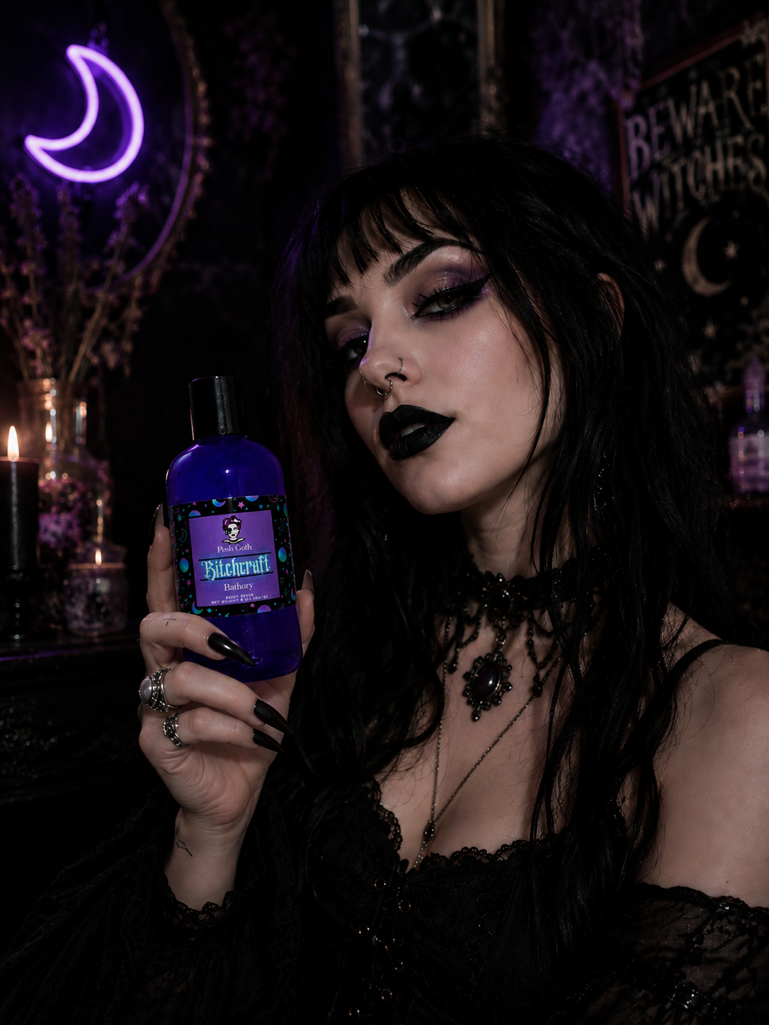 B*TCHCRAFT Fruit Punch Scented Shimmering Body Wash 8 oz - Posh Goth -  