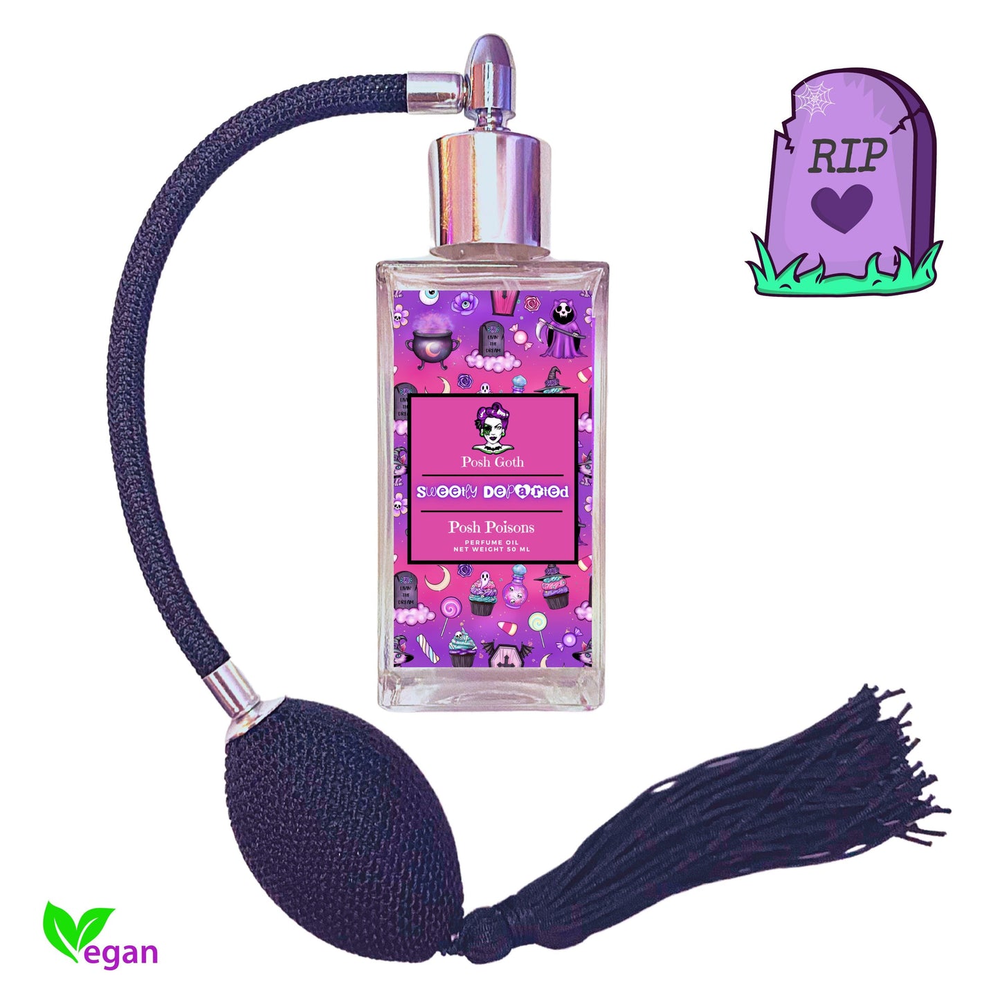 Sweetly Departed Perfume – Marshmallow, Apple, Coconut, Vanilla (50 ML)