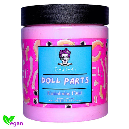 Doll Parts Body Lotion - Goth Floral Musk Lotion - Jasmine Violet Scent - Handmade Vegan Skincare - Witchy Gift - Dark Feminine Aesthetic