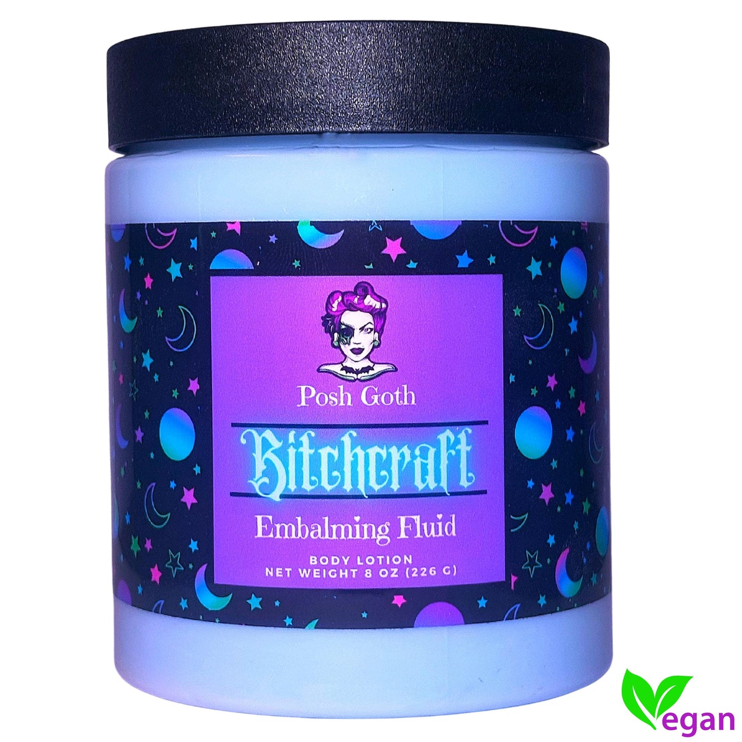 B*tchcraft Body Lotion – Goth Cherry Citrus Scent, Vegan Skincare