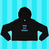 THICK AND SPOOKY Goth Gym Crop Hoodie by NekroFit