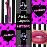 CAULDRON Wicked Liquids™ Berry/Wine Color Lipstick Cream