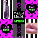 DOLL PARTS Long-Wear Wicked Liquids™ Metallic Baby Pink Lipstick - Posh Goth -  