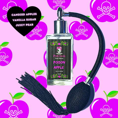 Poison Apple  Gothic Perfume 50ml Bulb Spray - Posh Goth -  