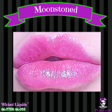 MOONSTONED Wicked Liquids™ Pink Glitter Gloss - Posh Goth -  
