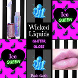 ICE QUEEN Wicked Liquids™ Glitter Gloss - Posh Goth -  