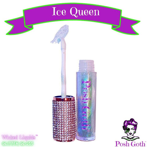 ICE QUEEN Wicked Liquids™ Glitter Gloss - Posh Goth -  