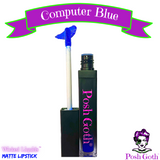 Computer Blue Goth Lipstick