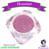 BONEDUST Glam Goth™ HOLOGRAPHIC Metallic Ice Pink Highlighter/Eyeshadow by Posh Goth - Posh Goth - Goth Makeup 