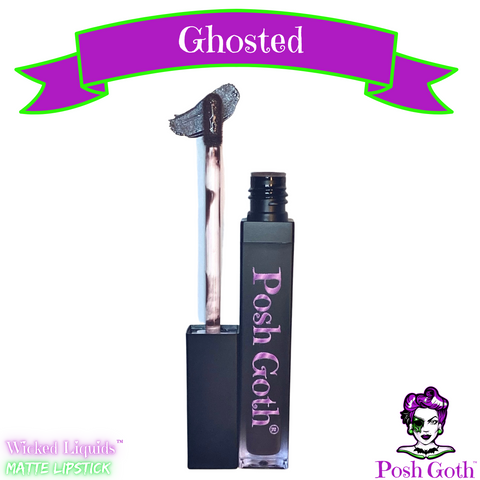 GHOSTED Long-Wear Wicked Liquids™ Matte Gray Lipstick - Posh Goth -  