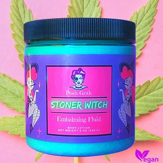 STONER WITCH Goth Body Lotion by Posh Goth - Posh Goth - Goth Soap 