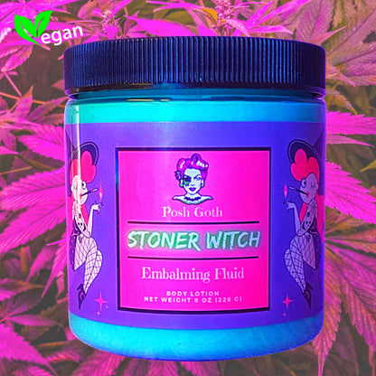 STONER WITCH Goth Body Lotion by Posh Goth - Posh Goth - Goth Soap 