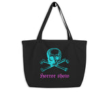 HORROR SHOW Large Organic Gym Tote Bag
