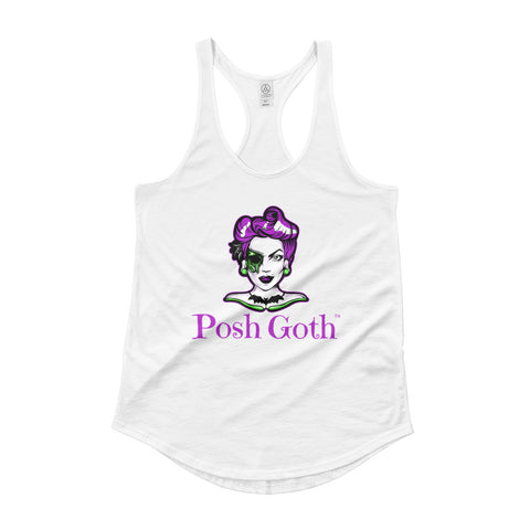 Posh Goth Ladies' Shirttail Tank - Posh Goth -  